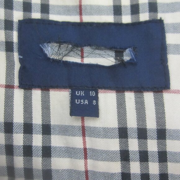 Burberry Blue Denim Bomber Jacket - Picture 12 of 14